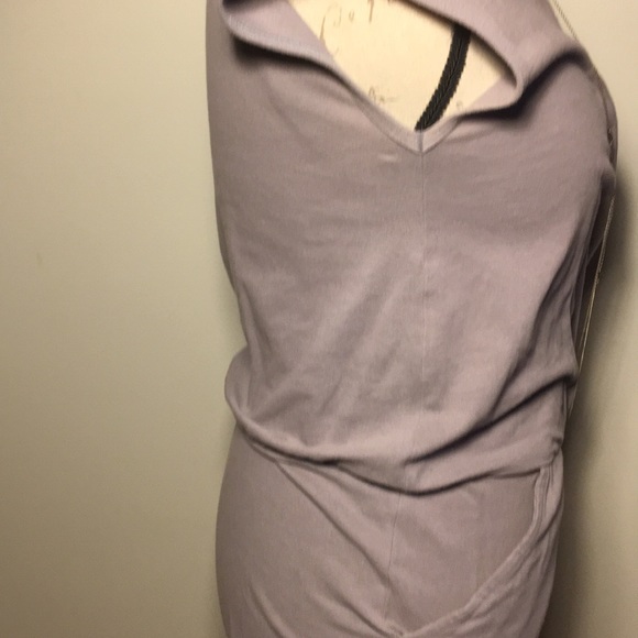 American Apparel grey short v-neck romper, small - Picture 4 of 7